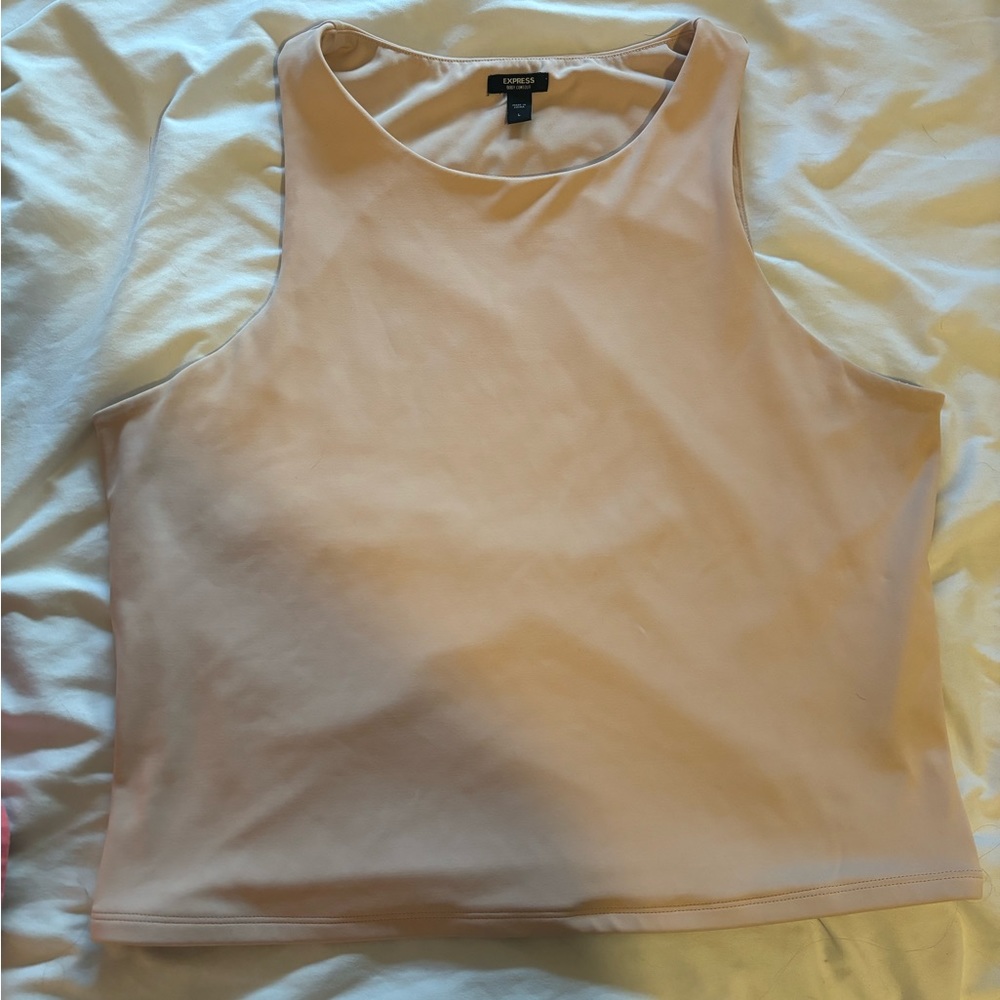 EXPRESS body contour high compression high neck tank